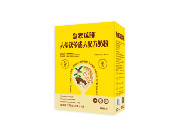 皇家蕴膳人参茯苓成人配方奶粉（盒装）
