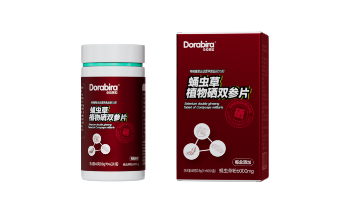 朵拉倍拉蛹虫草植物硒双参片