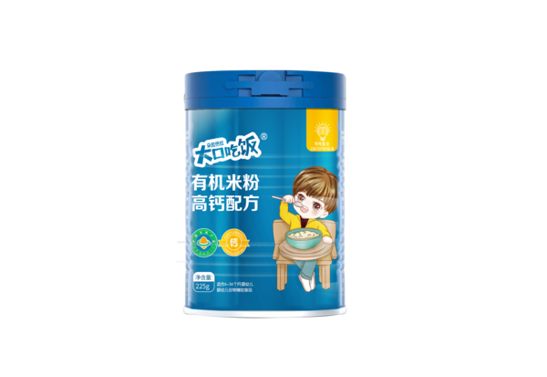 大口吃饭高钙配方有机米粉